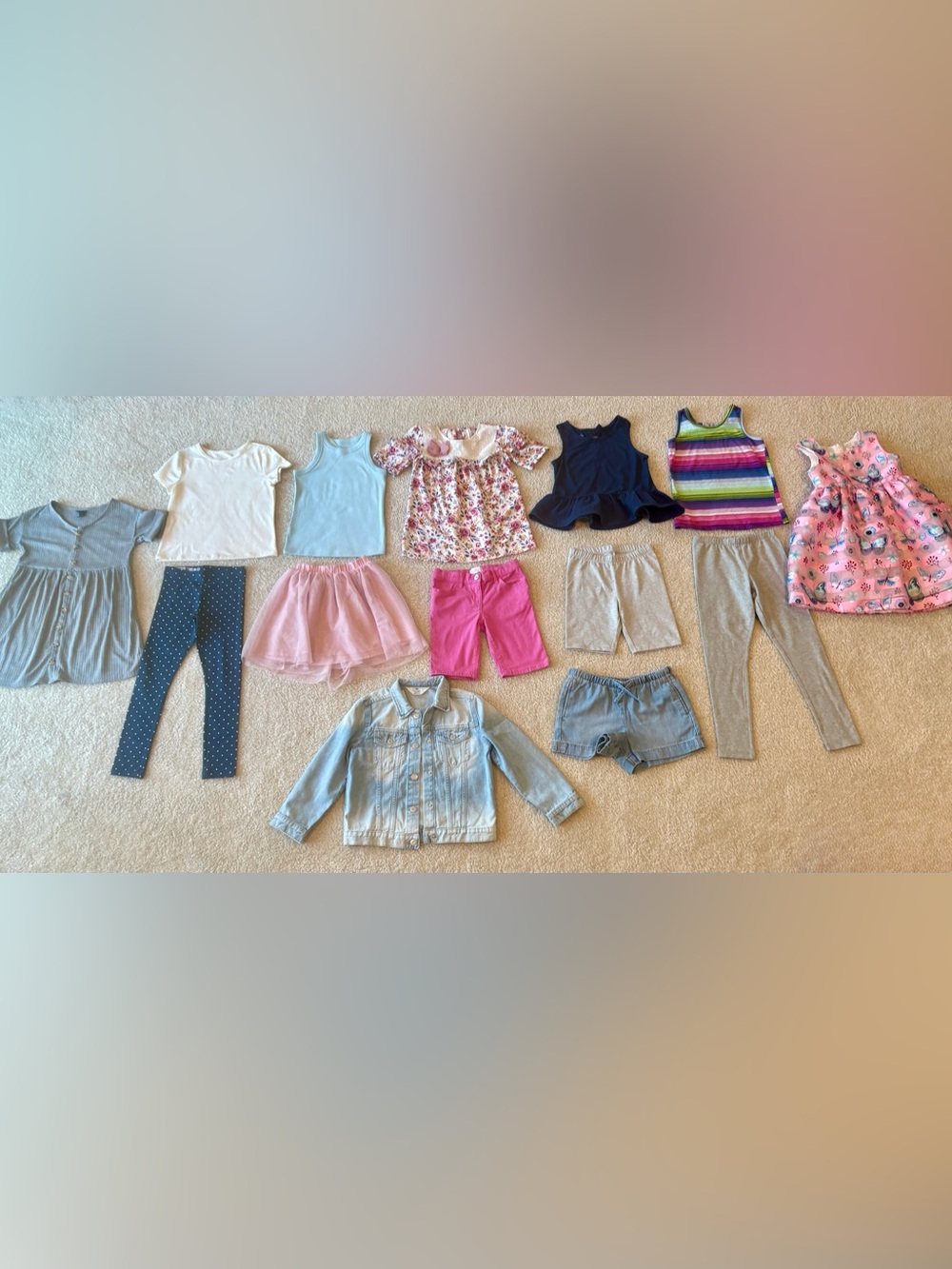 🌸Girls Size 6 Summer Clothing Bundle | 16-Piece Capsule Wardrobe | 70+ Outfits
